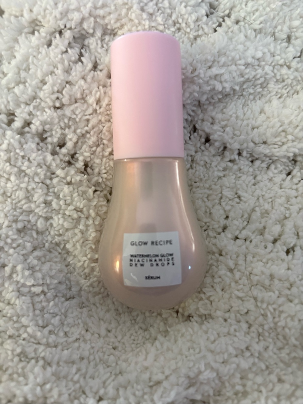 Glow Recipe Pink Iridescent Dew Drops Serum Bottle